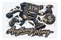 ANYTHANG MONEY Denim DTF
