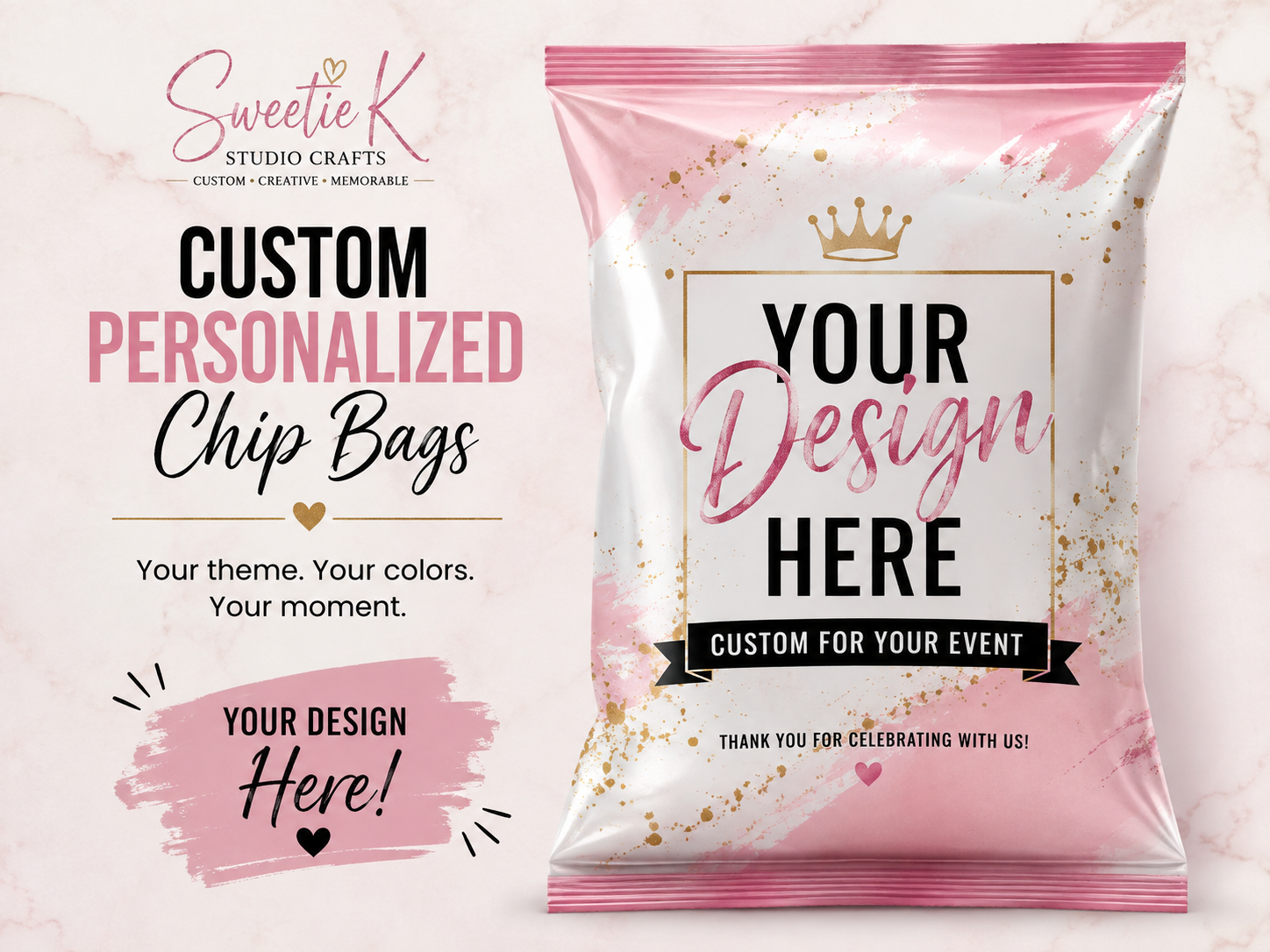 Custom Personalized Chip Bags