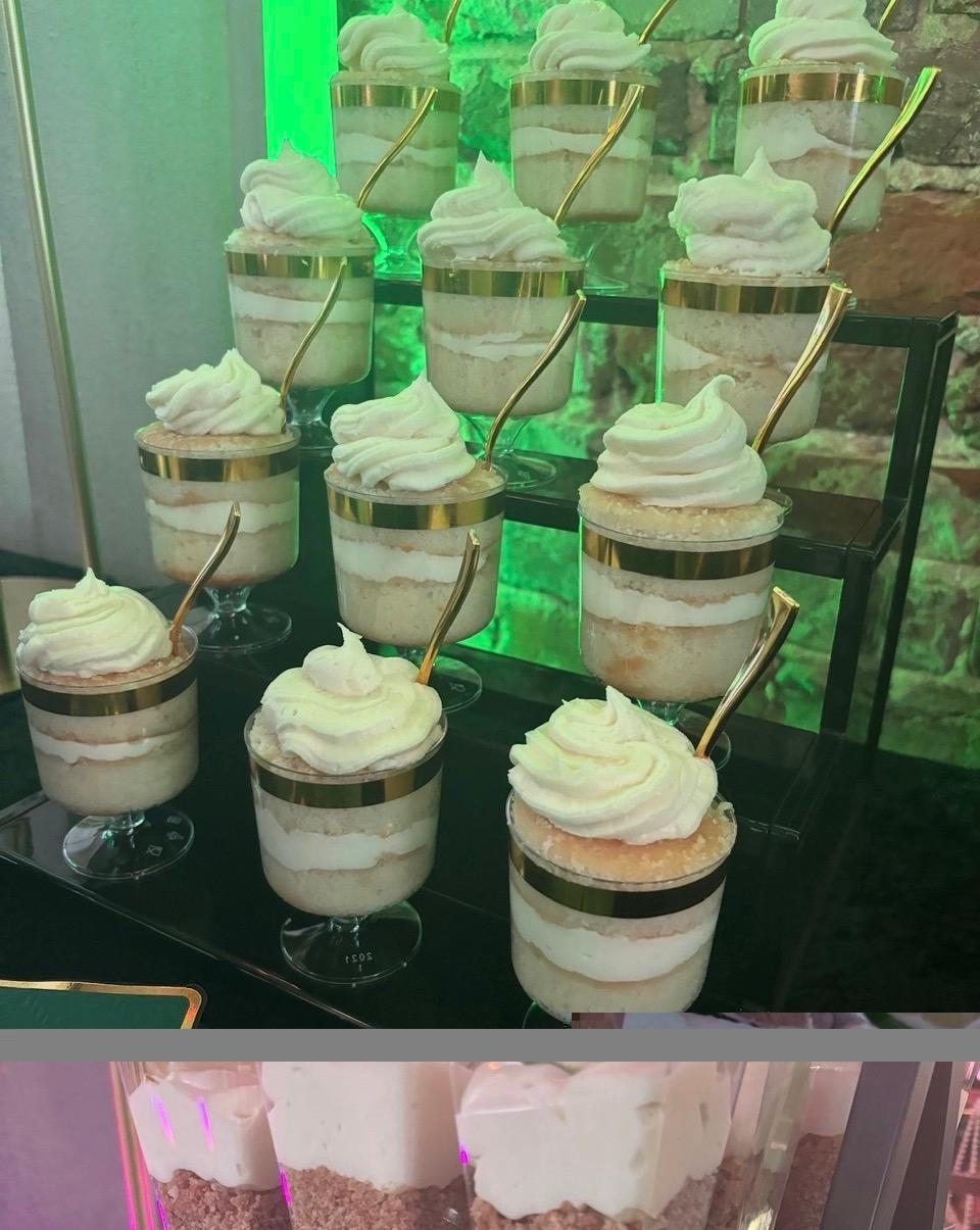 Vanilla dessert cups