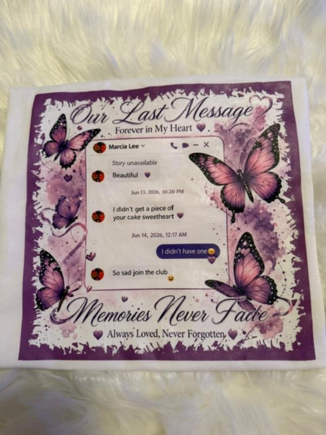 Personalized memorial DTF design
