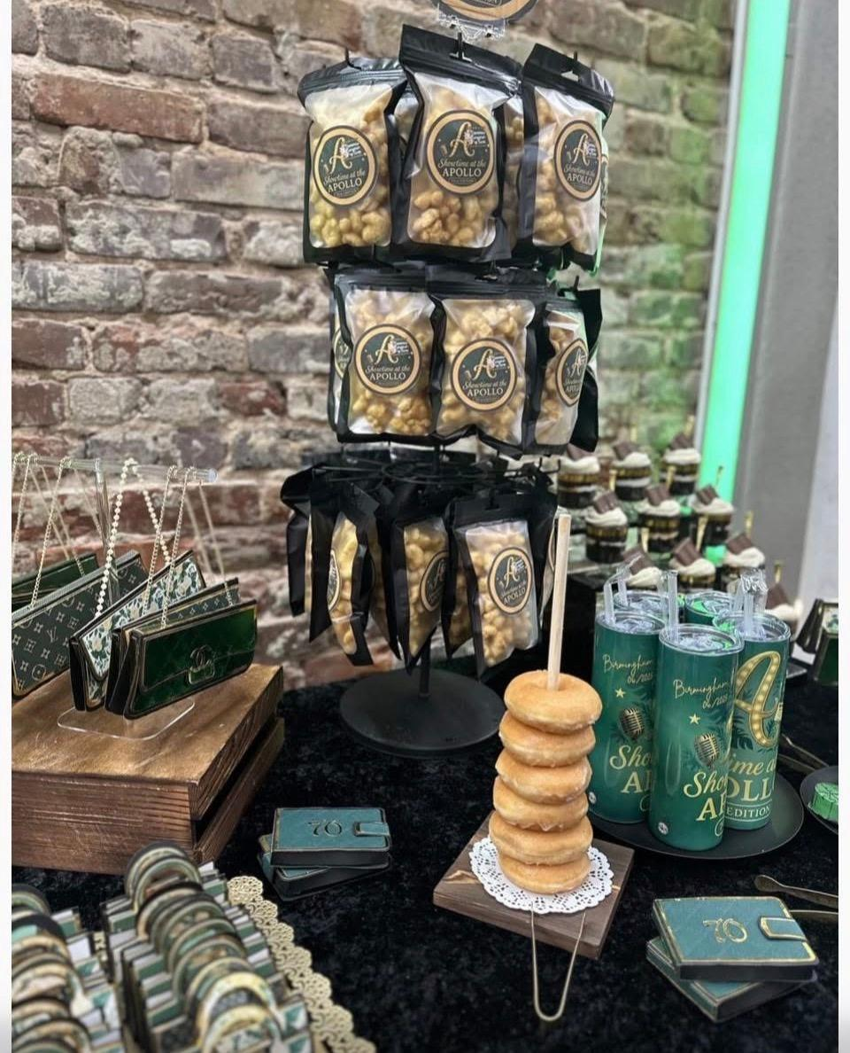 Complete themed treat table